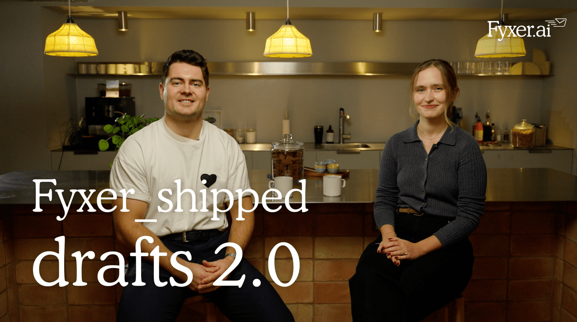 Fyxer's engineers, Joey and Eleanora being interviewed.