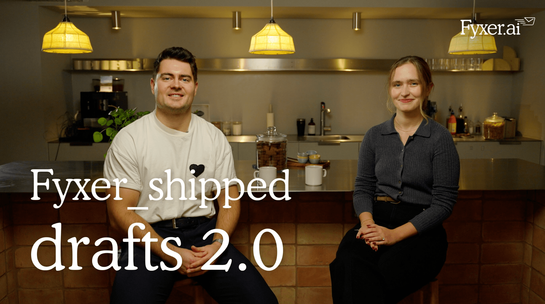 Fyxer's engineers, Joey and Eleanora being interviewed.