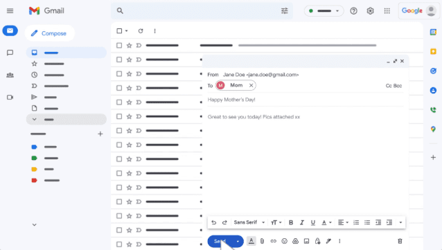 How to unsend an email in Gmail: Step 1