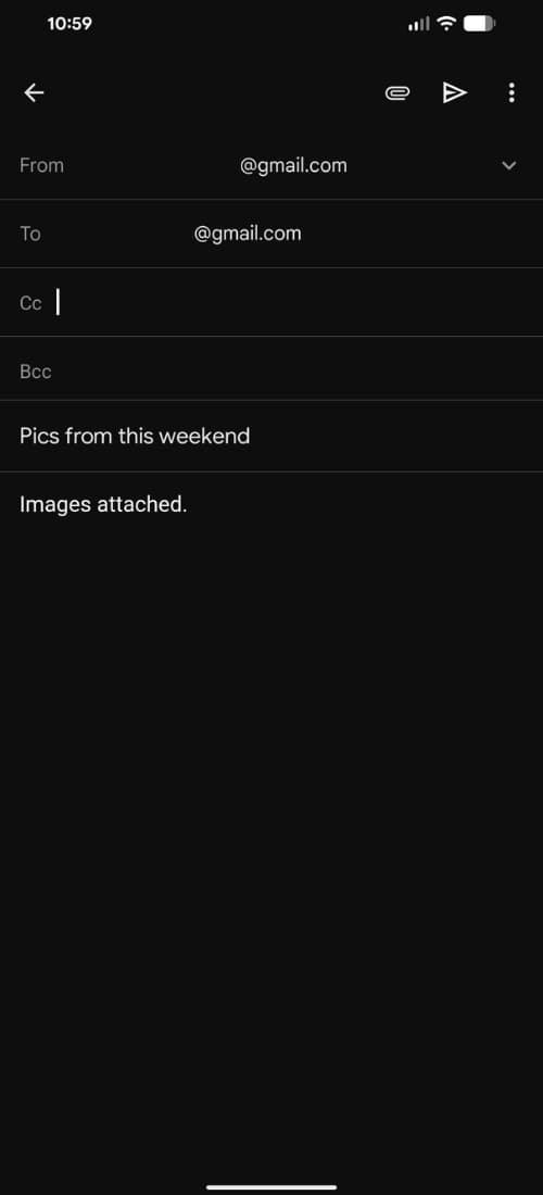 How to unsend an email in Gmail app: Step 1
